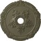 Ekena Millwork Attica with Rose Medallion (Canopies up to 4 1/2"), 26"OD x 3 3/4"ID x 1 1/2"P, Spartan Stone CM26ATSSF - alternate 1